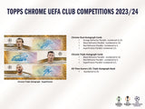 2023-24 Topps Chrome UEFA Club Competitions Soccer Breakers Delight Box