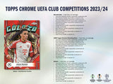 2023-24 Topps Chrome UEFA Club Competitions Soccer 7-Pack Blaster Box