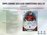 2023-24 Topps Chrome UEFA Club Competitions Soccer 7-Pack Blaster Box