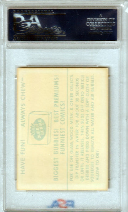 CLEVELAND INDIANS 1961 Fleer Team Logo Decals PSA 5 EX - Columbia Hobby - Sports Card Boxes - Toploaders - Card Savers