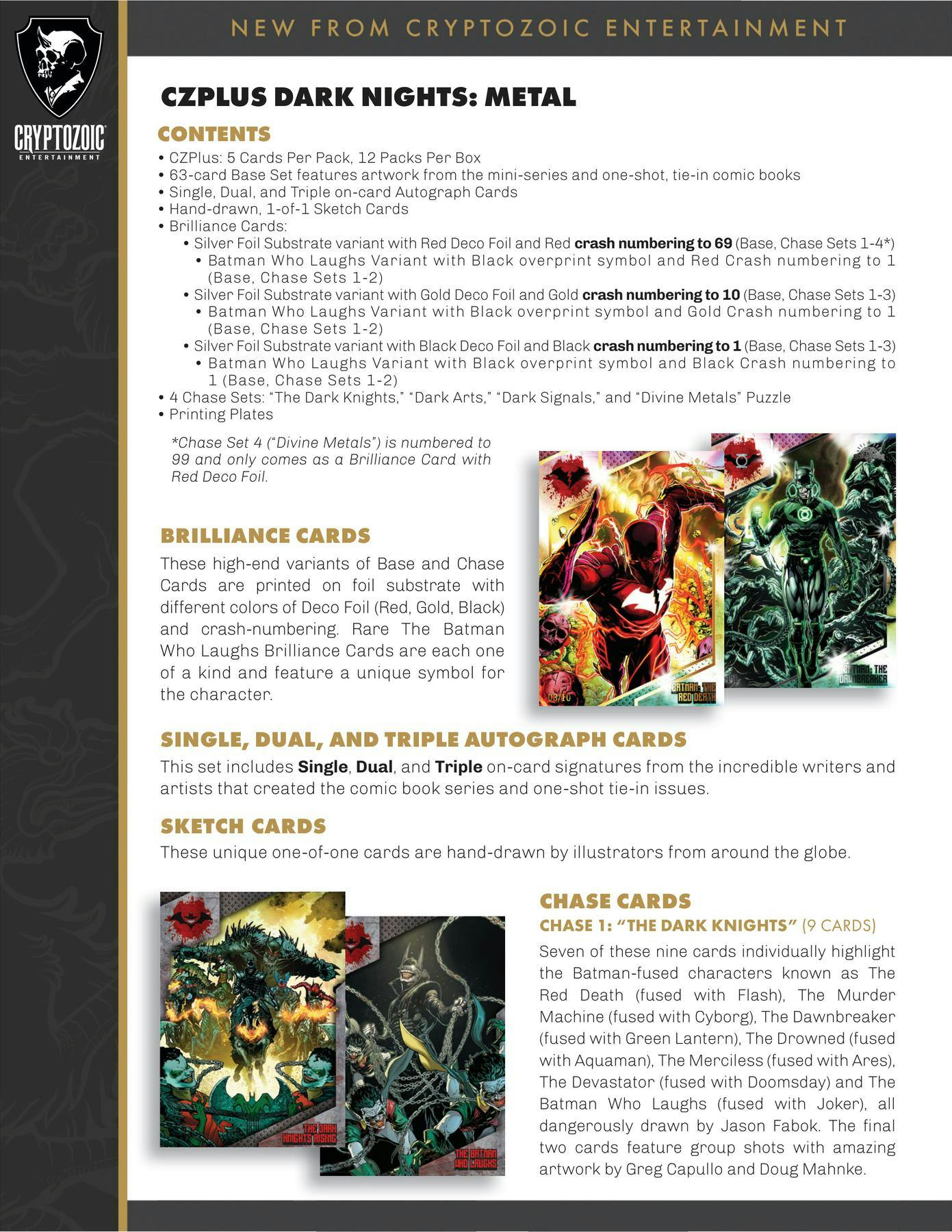 CZPlus Dark Nights: Metal Hobby Box - Columbia Hobby - Sports Card Boxes - Toploaders - Card Savers