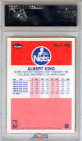 ALBERT KING 1986 Fleer #59 PSA 9 MINT - NETS