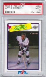 WAYNE GRETZKY 1988-89 O-Pee-Chee #120 PSA 9 MINT - KINGS