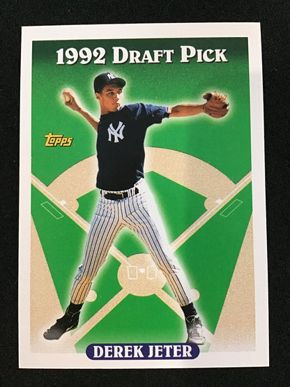 Derek Jeter 1993 Topps #98 RC Rookie HOF New York Yankees - Columbia Hobby - Sports Card Boxes - Toploaders - Card Savers