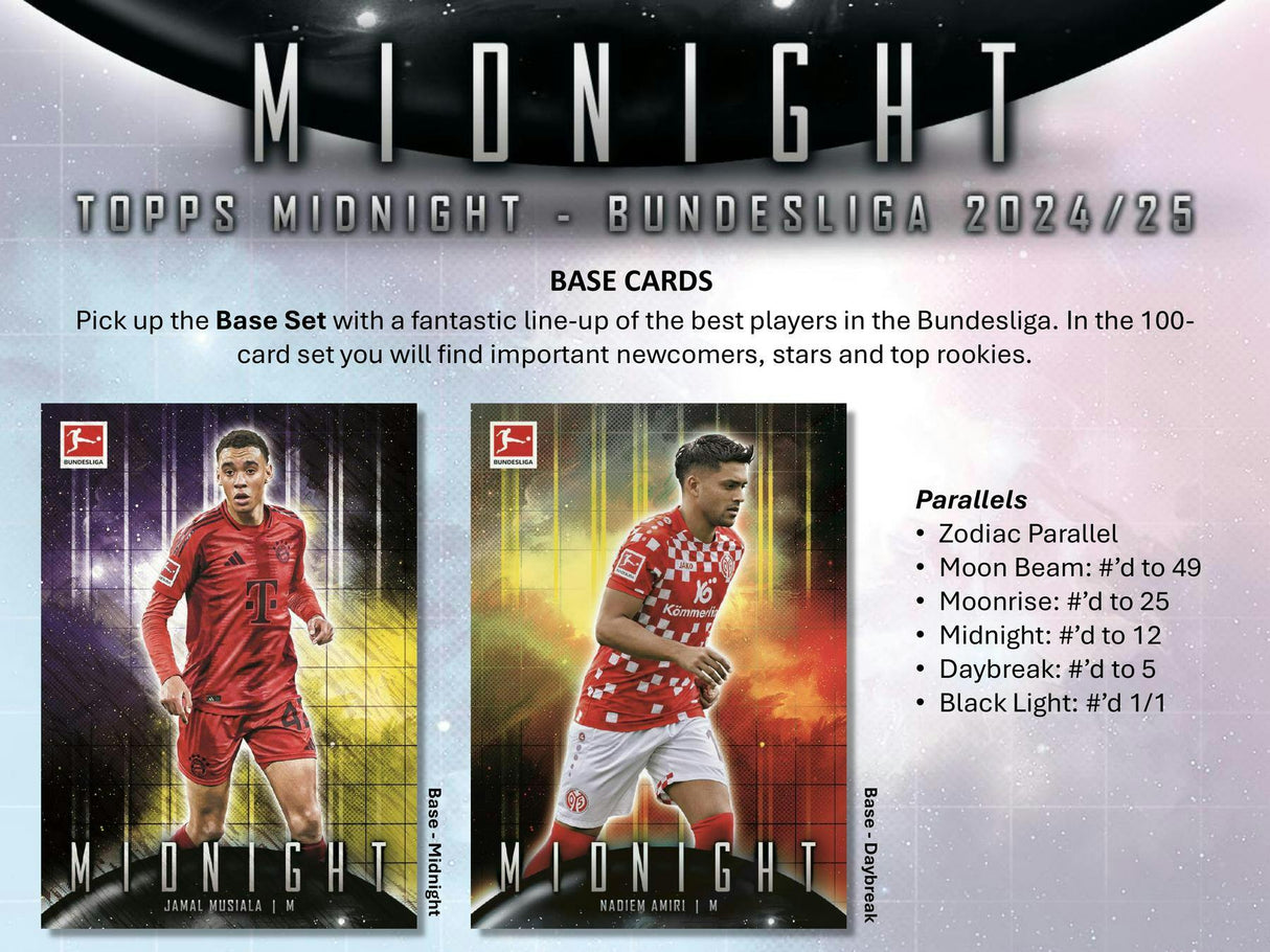 2024-25 Topps Midnight Bundesliga Soccer Hobby Box