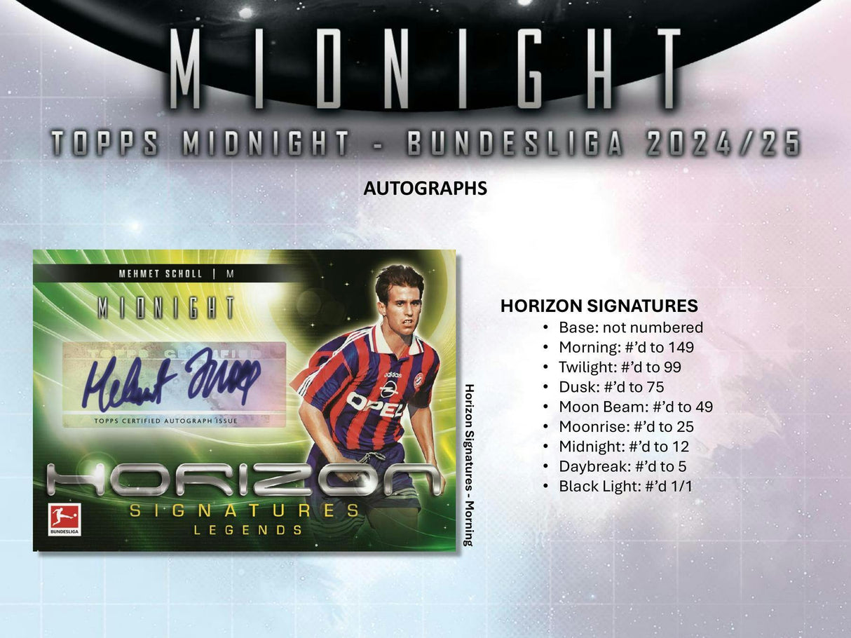 2024-25 Topps Midnight Bundesliga Soccer Hobby Box