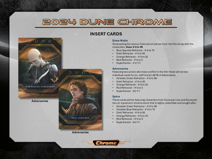 Dune Chrome 7 - Pack Blaster Box (Topps 2024) | Columbia Sports Cards - Columbia Hobby - Sports Card Boxes - Toploaders - Card Savers