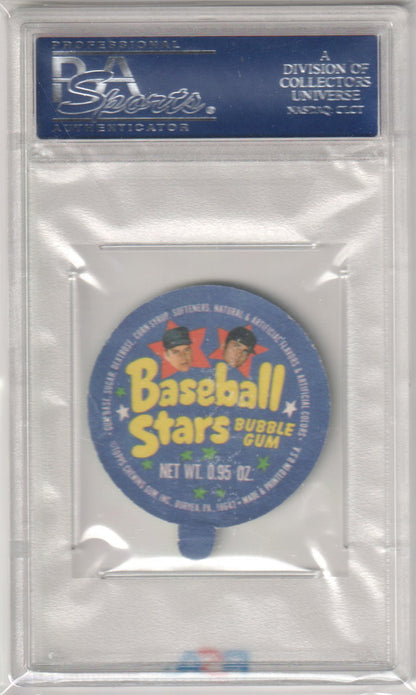 DUSTY BAKER 1973 Topps Candy Lids PSA 5 EX - BRAVES - Columbia Hobby - Sports Card Boxes - Toploaders - Card Savers