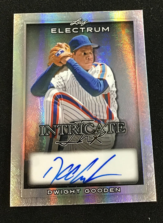 DWIGHT GOODEN 2024 Leaf Electrum Intricate Ink Auto /5 #JIN - DC1 SSP Mets - Columbia Hobby - Sports Card Boxes - Toploaders - Card Savers