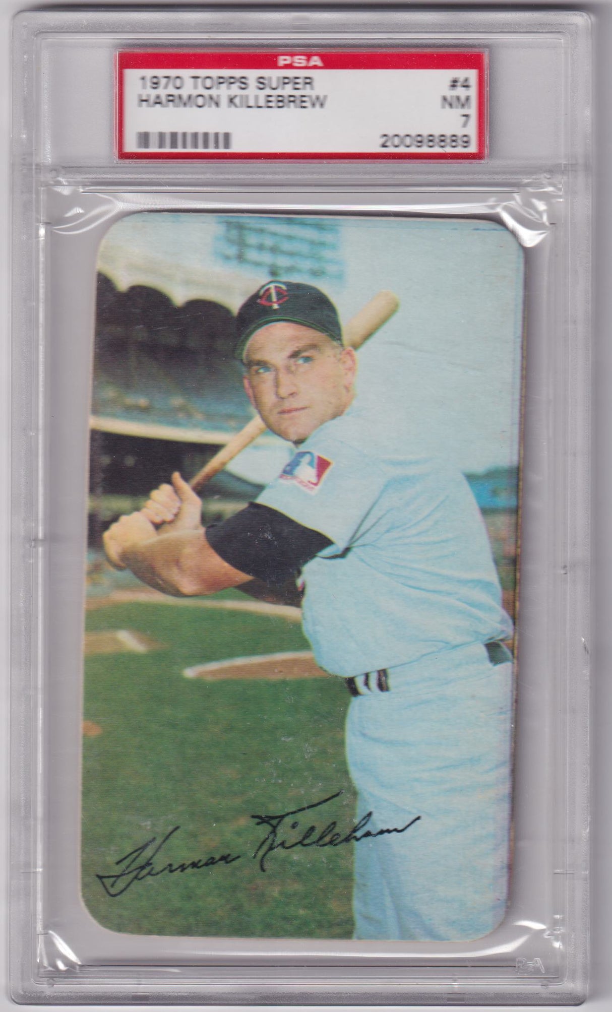 HARMON KILLEBREW 1970 Topps Super #4 PSA 7 NM-MT - TWINS POP 16