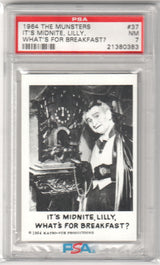 1964 The Munsters It's Midnite, Lilly, #37 PSA 7