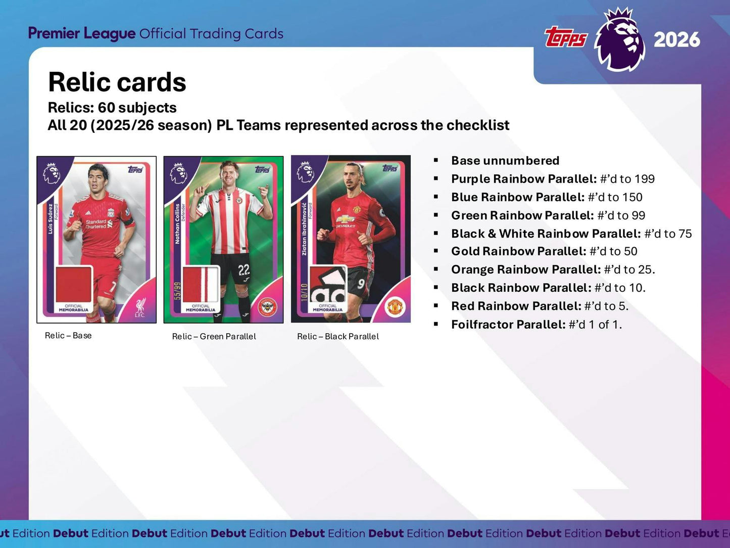 2025-26 Topps Premier League EPL Soccer Hobby Box | Columbia Sports Cards