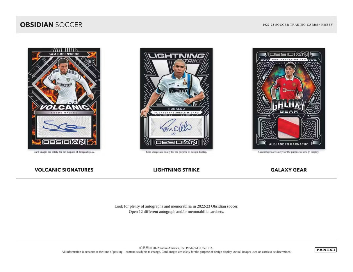 2022-23 Panini Obsidian Soccer Hobby Box