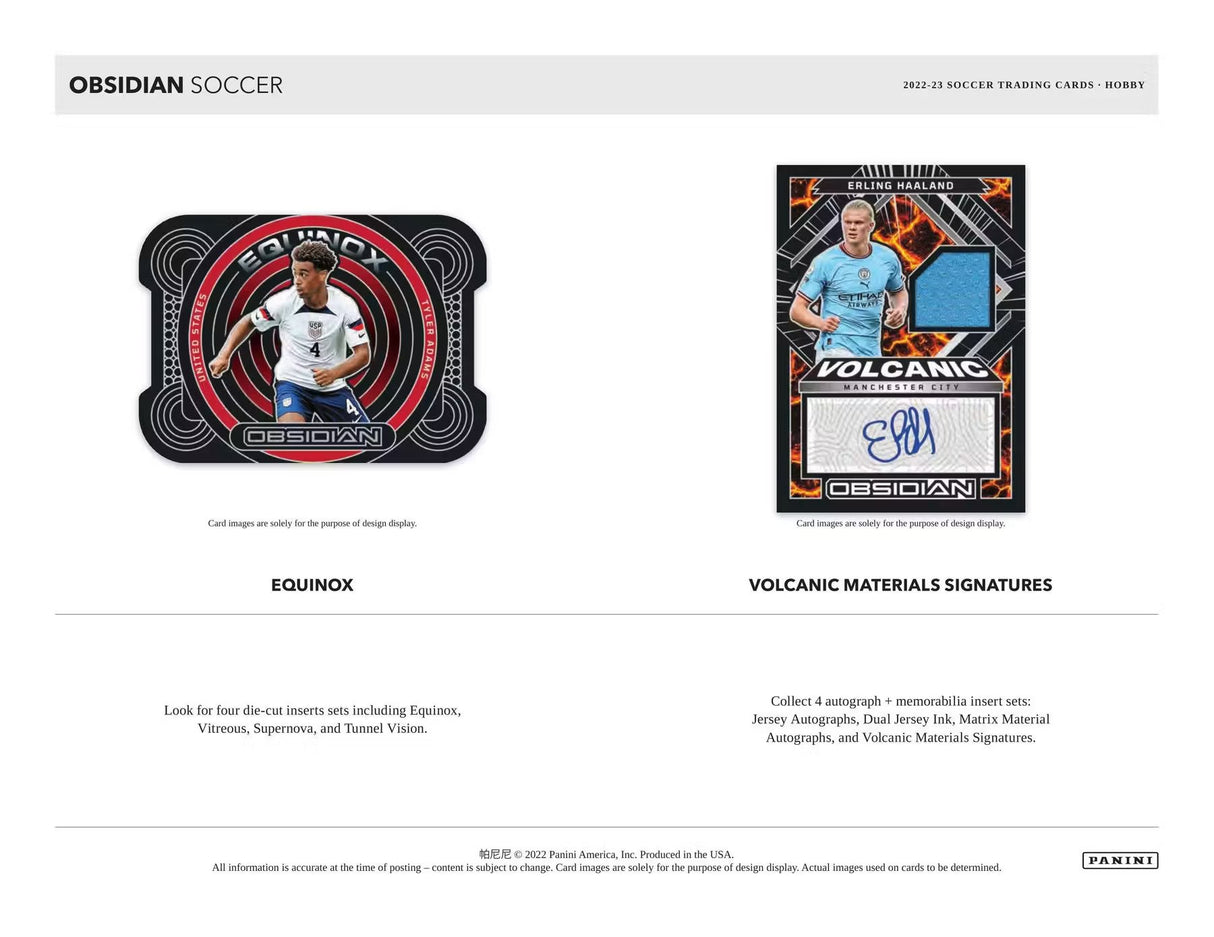 2022-23 Panini Obsidian Soccer Hobby Box