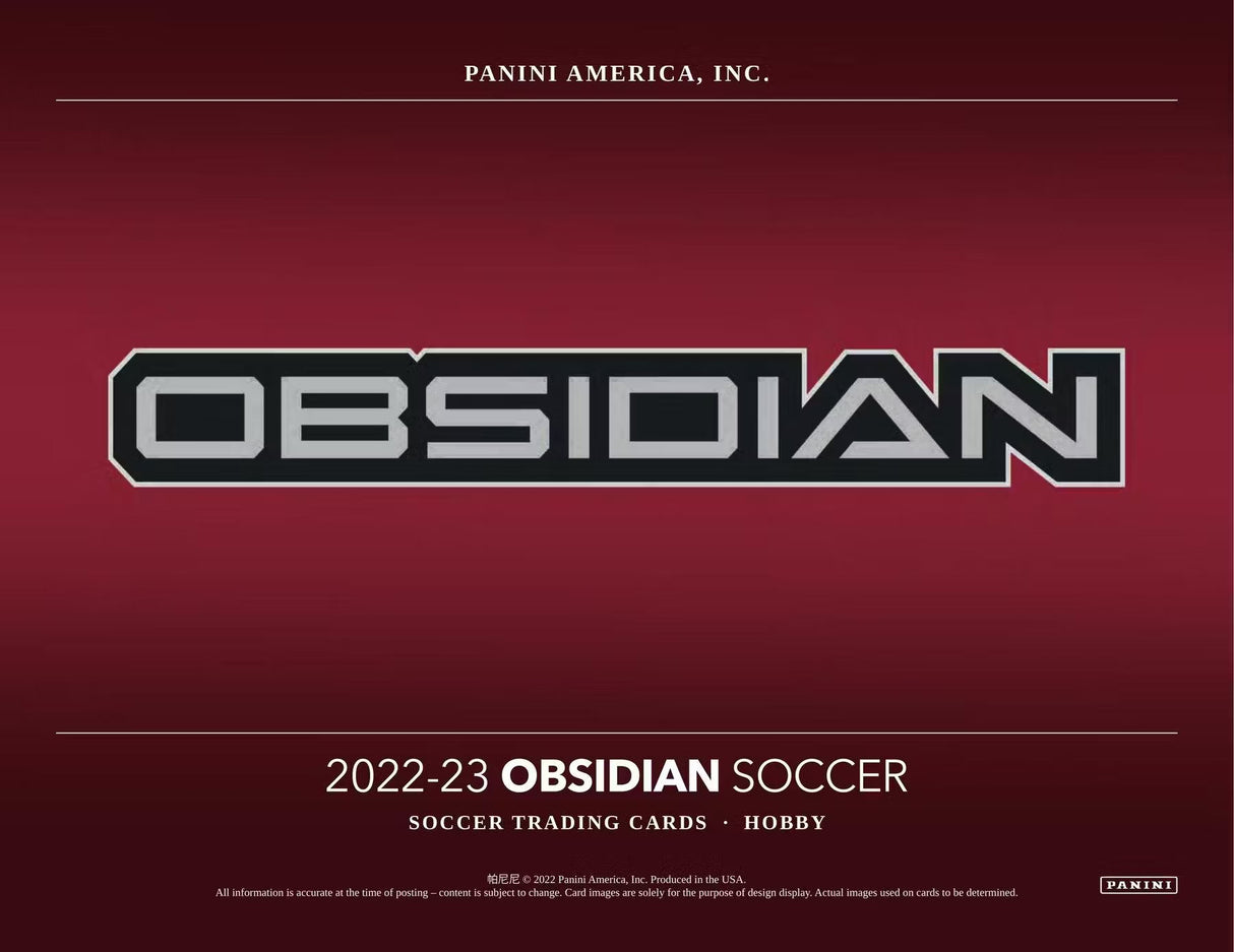 2022-23 Panini Obsidian Soccer Hobby Box