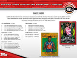 2023-24 Topps Chrome NBL Australian Basketball Hobby Box