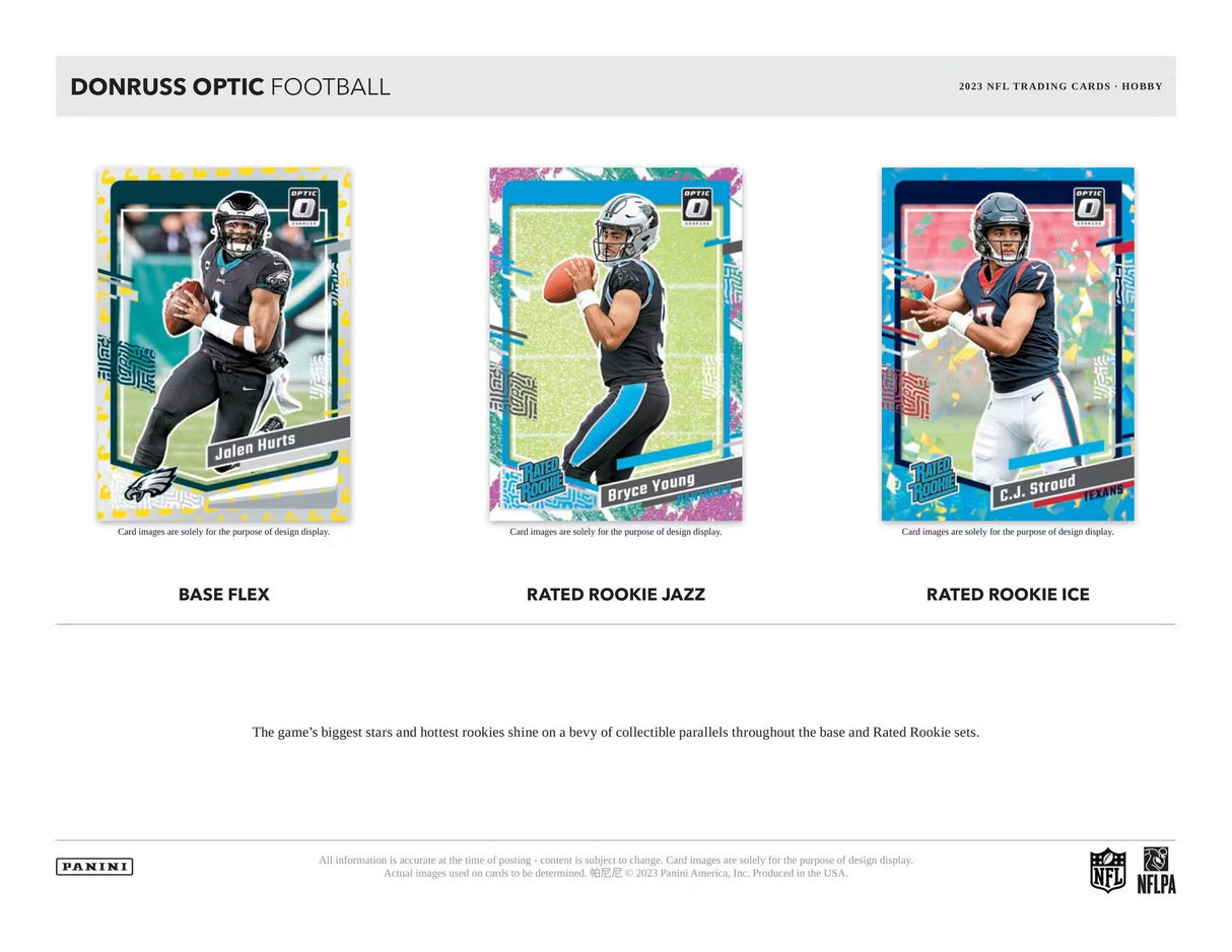 2023 Panini Donruss Optic Football Hobby Box