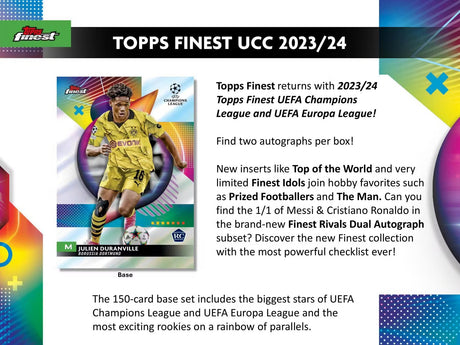 2023-24 Topps UEFA Club Competitions Finest Soccer Hobby Box