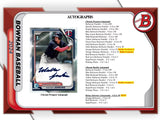 2024 Bowman Baseball HTA Hobby Jumbo Box