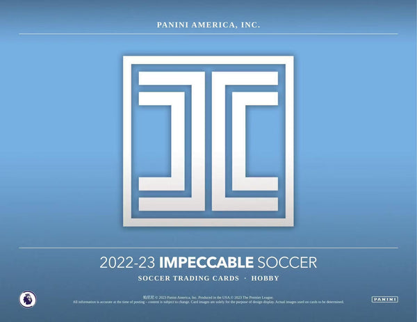 2022-23 Panini Impeccable Premier League EPL Soccer Hobby Box
