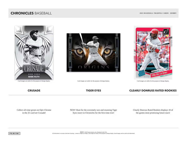 2023 Panini Chronicles Baseball Hobby Box