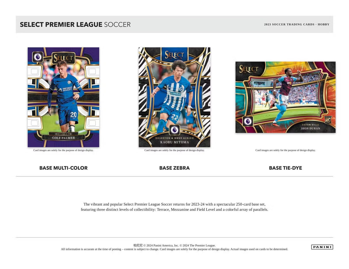 2023-24 Panini Select Premier League EPL Soccer Hobby Box