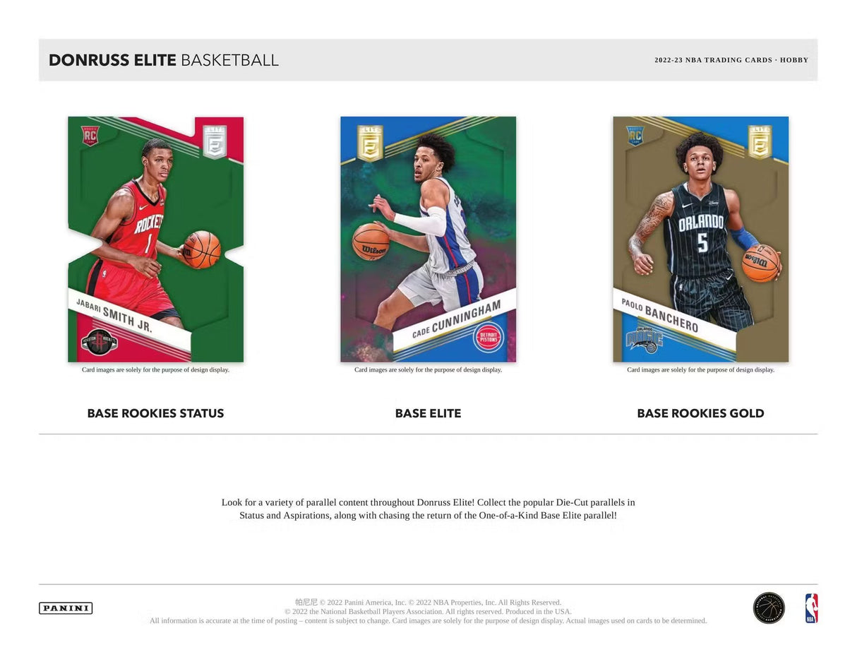 2022-23 Panini Donruss Elite Basketball Hobby Box