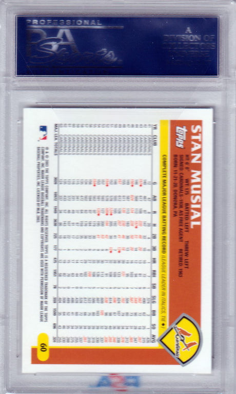 STAN MUSIAL 2003 Topps Retired Signature Edition #60 PSA 10 GEM MINT Pop 3