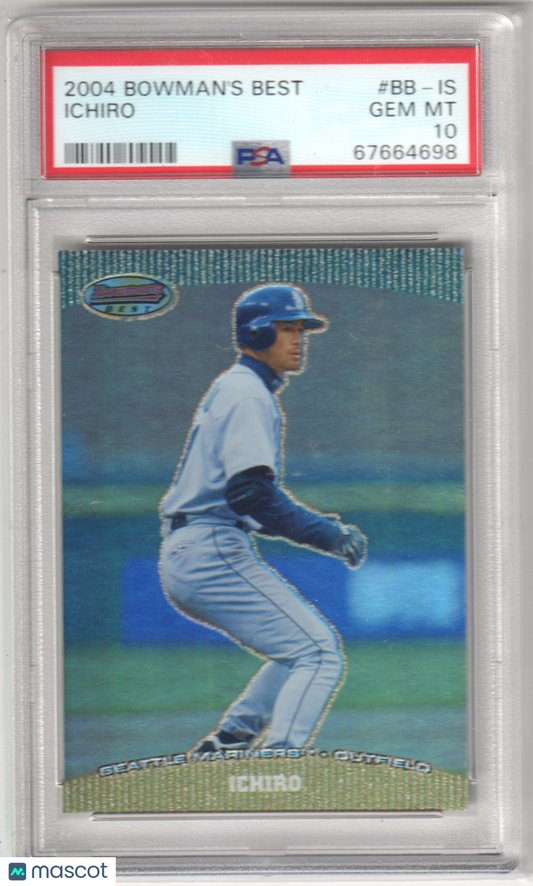 ICHIRO SUZUKI 2004 Bowman's Best #BB-IS PSA 10 GEM MINT - MARINERS