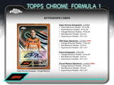 2024 Topps Chrome F1 Formula 1 Hobby Box