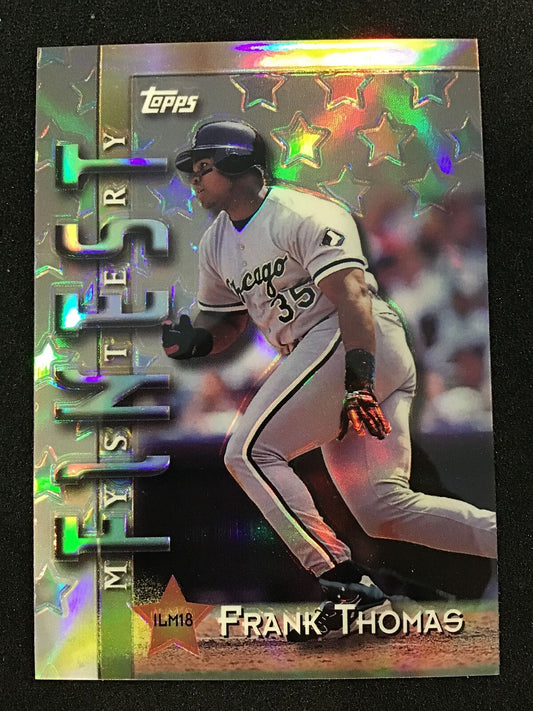 Frank Thomas 1998 Topps Mystery Finest Refractors ILM18 White Sox - Columbia Hobby - Sports Card Boxes - Toploaders - Card Savers