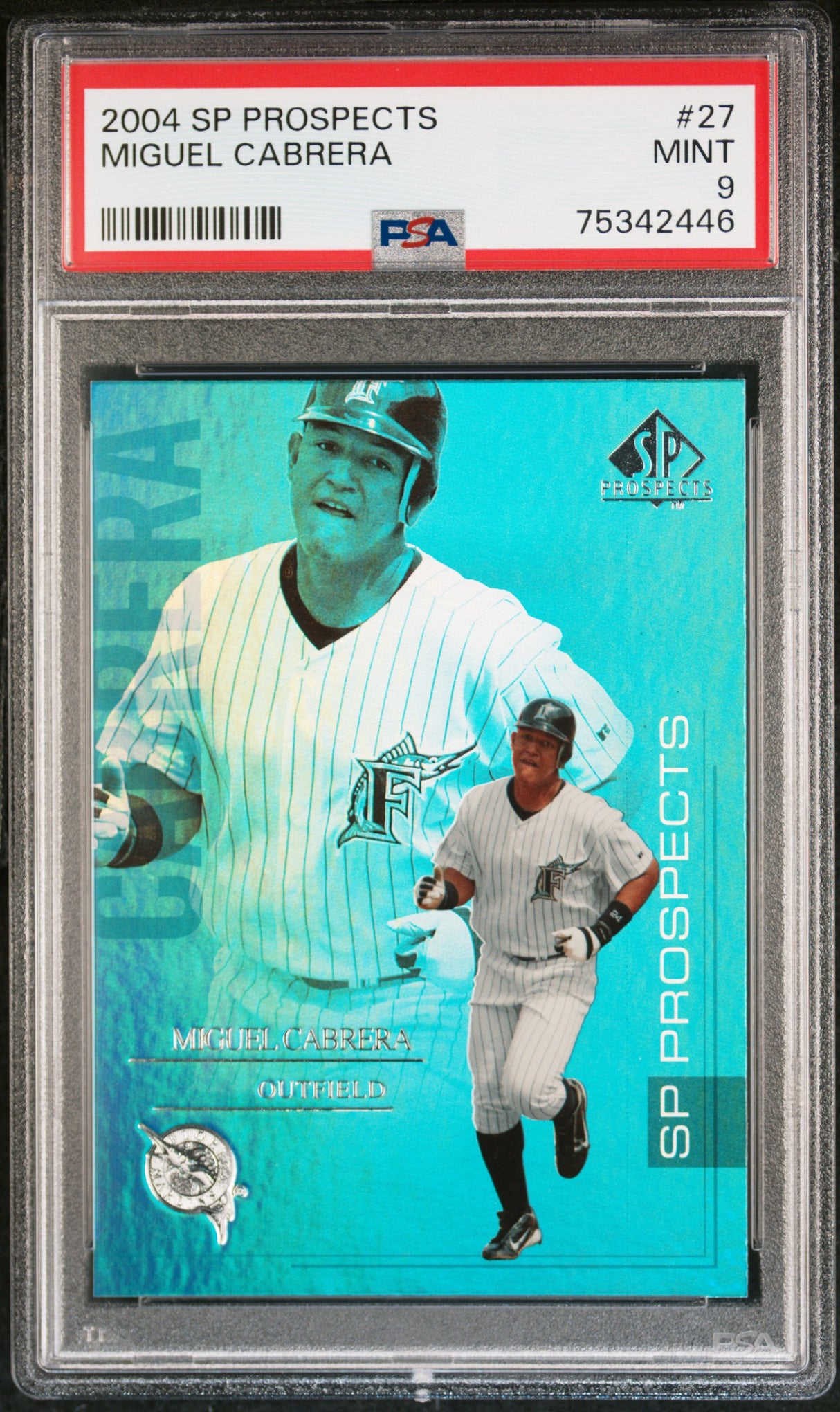 MIGUEL CABRERA 2004 Upper Deck SP Prospects #27 PSA 9 MINT - MARLINS Pop 6