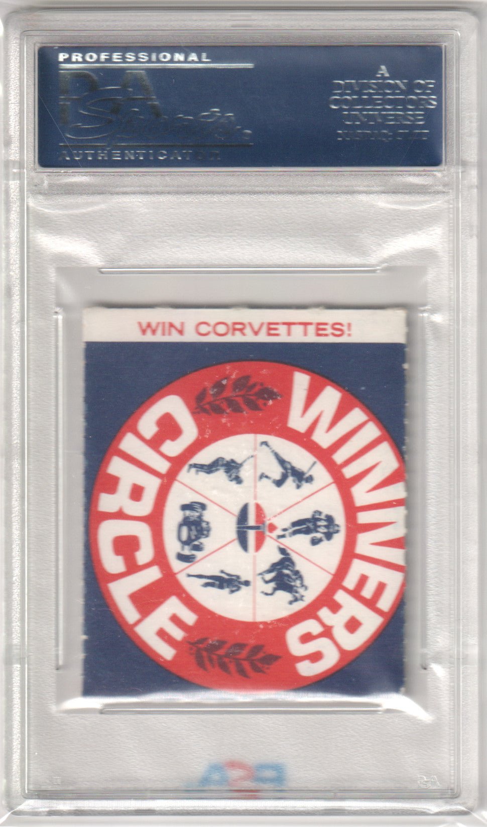 GALE SAYERS 1968 American Oil Left Side $5 PSA 5 EX - BEARS - Columbia Hobby - Sports Card Boxes - Toploaders - Card Savers