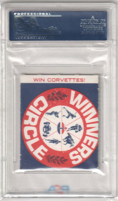 GALE SAYERS 1968 American Oil Left Side $5 PSA 5 EX - BEARS - Columbia Hobby - Sports Card Boxes - Toploaders - Card Savers