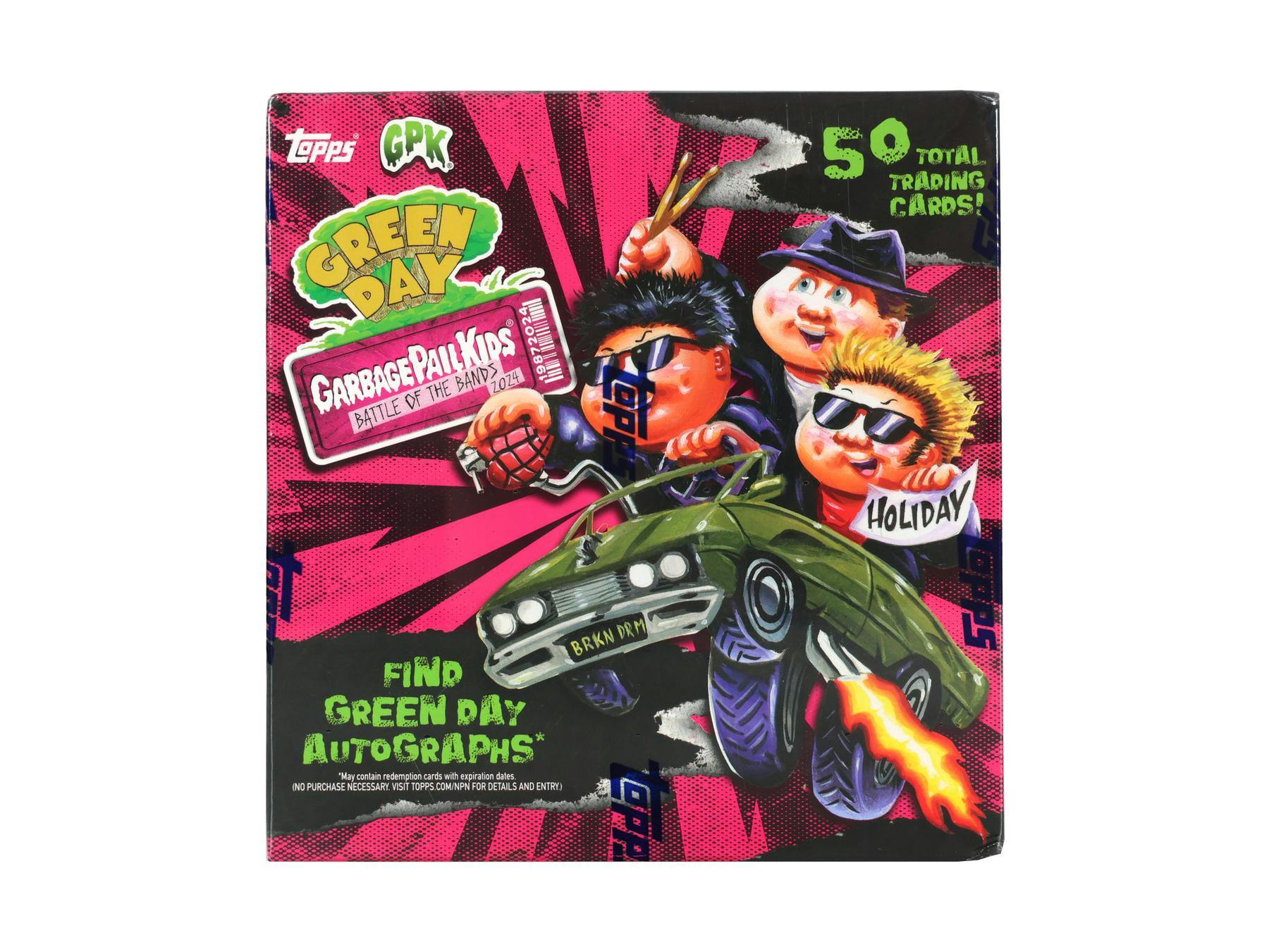 Garbage Pail Kids Battle of the Bands Green Day Hobby Box | Columbia Sports Cards - Columbia Hobby - Sports Card Boxes - Toploaders - Card Savers