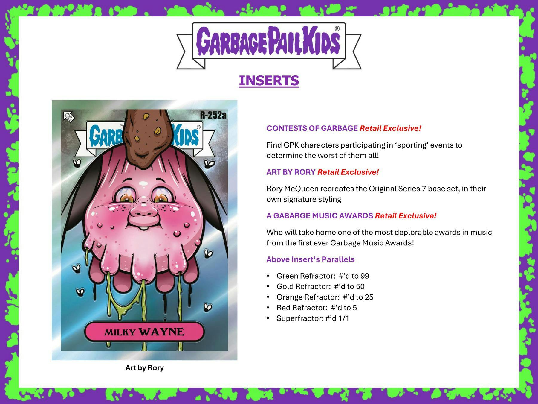 Garbage Pail Kids Chrome Series 7 7 - Pack Blaster Box (Topps 2024) - Columbia Hobby - Sports Card Boxes - Toploaders - Card Savers