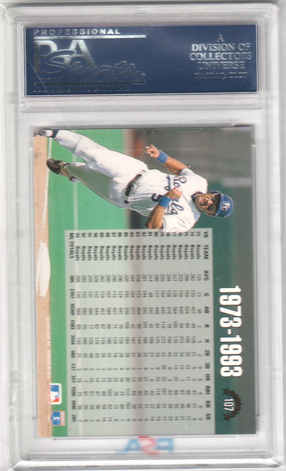 GEORGE BRETT 1994 Donruss #107 Career Salute 21 Years PSA 10 GEM MINT - ROYALS - Columbia Hobby - Sports Card Boxes - Toploaders - Card Savers