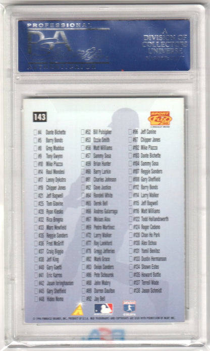 GREG MADDUX 1996 Sportflix #143 PSA 10 GEM MINT - BRAVES - Columbia Hobby - Sports Card Boxes - Toploaders - Card Savers