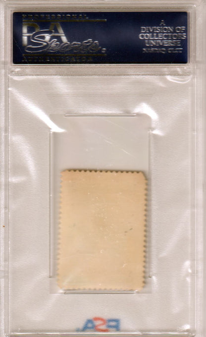 HOUSTON COLTS 1962 Topps Stamps Logo PSA 6 EX - MT - POP 3 - Columbia Hobby - Sports Card Boxes - Toploaders - Card Savers