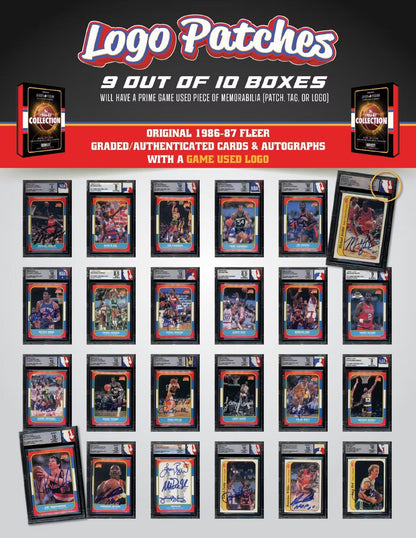 Jersey Fusion The 1986 - 87 Collection Basketball Hobby Pack - Columbia Hobby - Sports Card Boxes - Toploaders - Card Savers