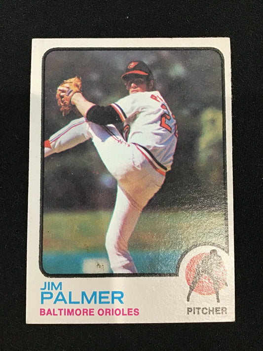 Jim Palmer 1972 Topps #160 - Baltimore Orioles - Columbia Hobby - Sports Card Boxes - Toploaders - Card Savers