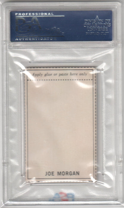 JOE MORGAN 1969 MLB Photostamps PSA 9 MINT - ASTROS REDS - Columbia Hobby - Sports Card Boxes - Toploaders - Card Savers
