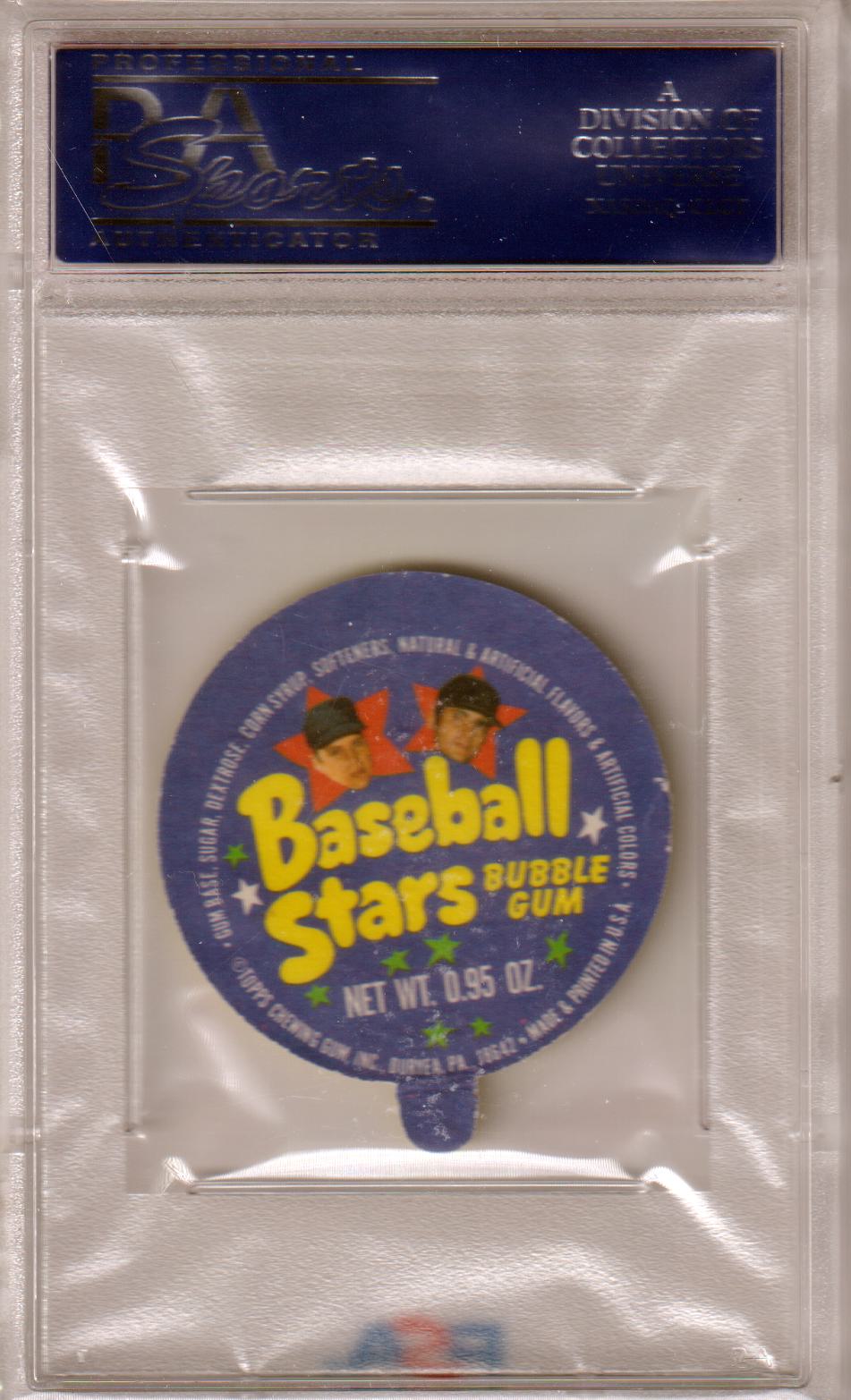 JOE TORRE 1973 Topps Candy Lids PSA 5 EX - CARDINALS - Columbia Hobby - Sports Card Boxes - Toploaders - Card Savers