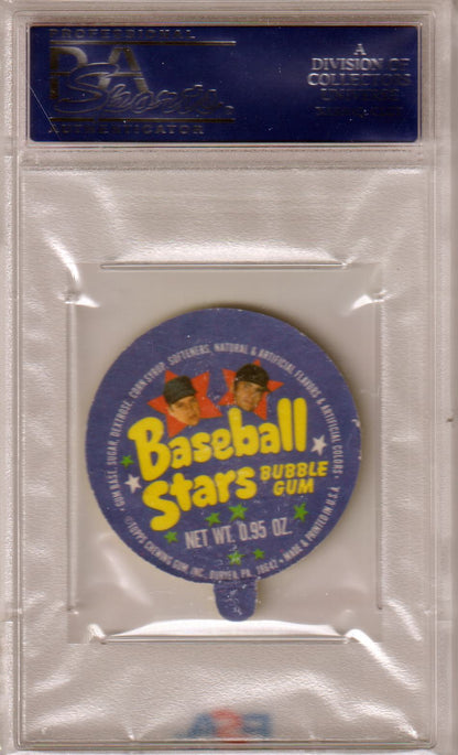 JOE TORRE 1973 Topps Candy Lids PSA 5 EX - CARDINALS - Columbia Hobby - Sports Card Boxes - Toploaders - Card Savers