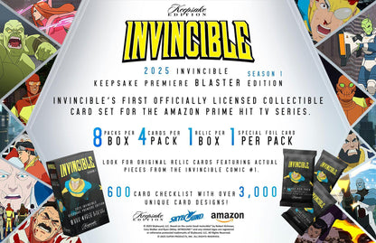 Keepsake Invincible 1st Edition Season 1 Blaster Box | Columbia Sports Cards - Columbia Hobby - Sports Card Boxes - Toploaders - Card Savers