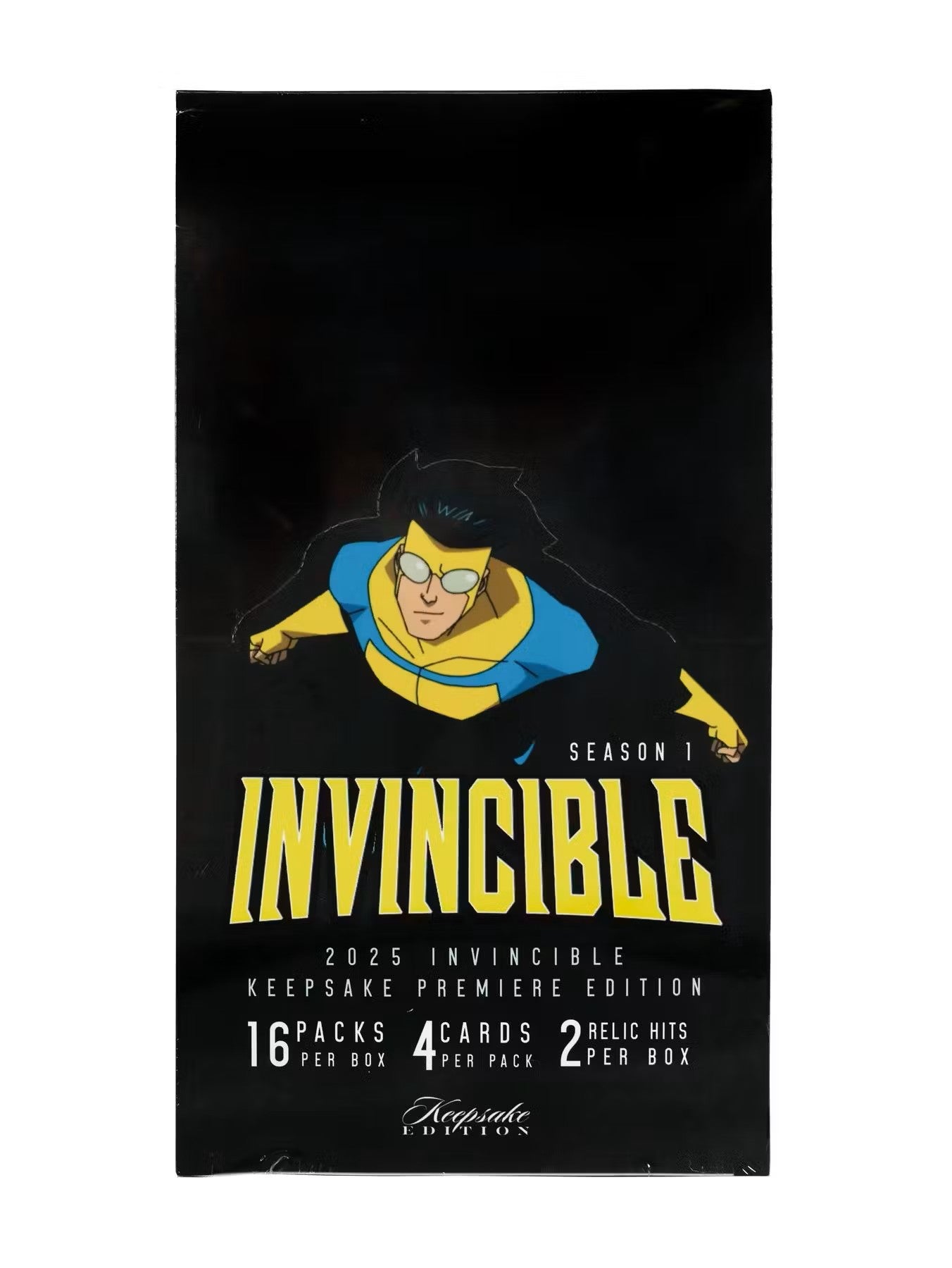 Keepsake Invincible Premiere Edition Hobby Box (Keepsake Trading Cards 2025) | Columbia Sports Cards - Columbia Hobby - Sports Card Boxes - Toploaders - Card Savers
