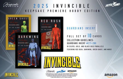 Keepsake Invincible Premiere Edition Hobby Box (Keepsake Trading Cards 2025) | Columbia Sports Cards - Columbia Hobby - Sports Card Boxes - Toploaders - Card Savers