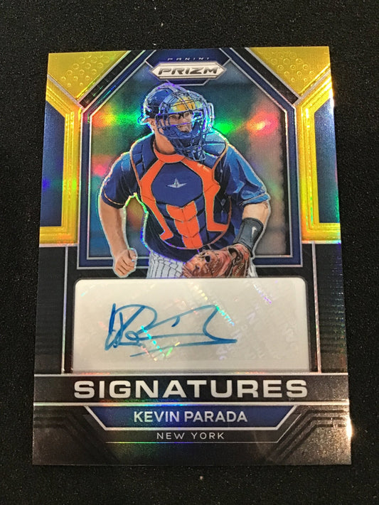 KEVIN PADRADA 2023 Panini Prizm Baseball Gold Auto /5 #SIG - KP SSP Mets - Columbia Hobby - Sports Card Boxes - Toploaders - Card Savers