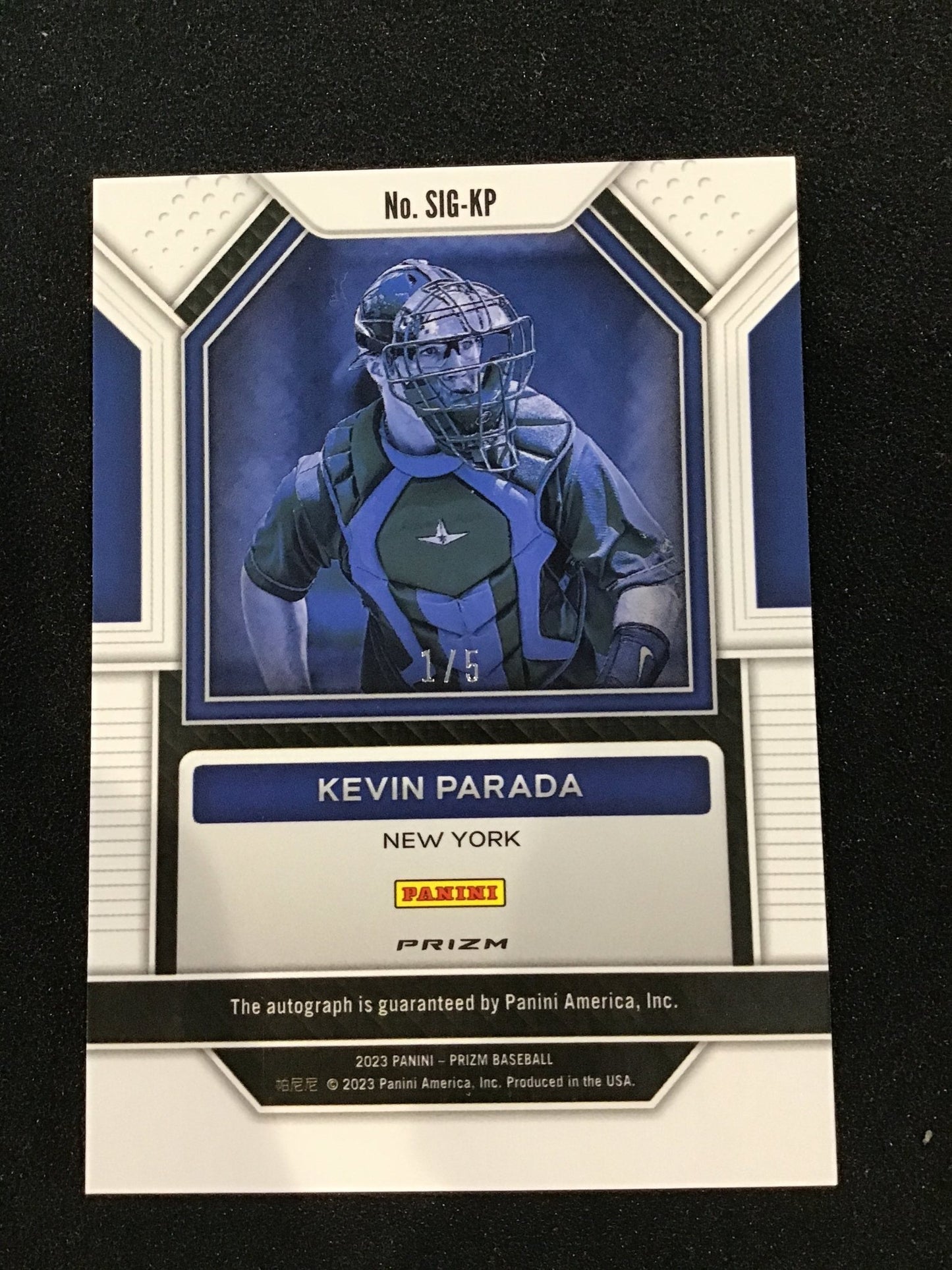 KEVIN PADRADA 2023 Panini Prizm Baseball Gold Auto /5 #SIG - KP SSP Mets - Columbia Hobby - Sports Card Boxes - Toploaders - Card Savers