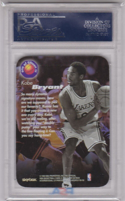 KOBE BRYANT 1999 - 00 Skybox Hoops Calling Card #1 PSA 10 GEM MINT - LAKERS GOAT - Columbia Hobby - Sports Card Boxes - Toploaders - Card Savers